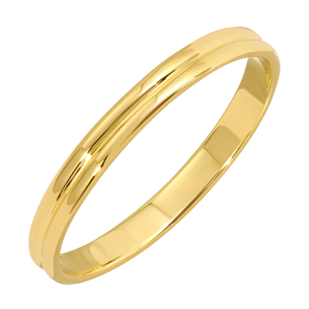 14KT Yellow Gold Horizontal Hand Made Ring