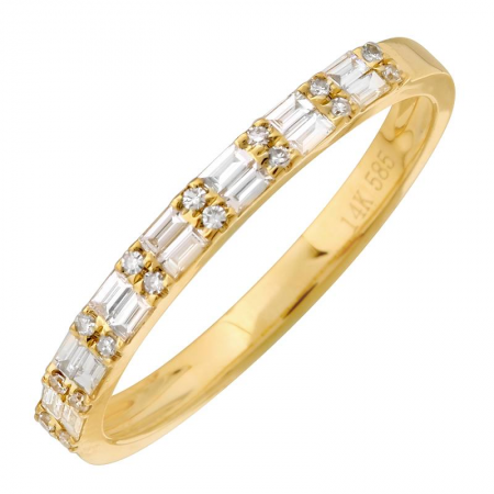 14KT Yellow Gold Diamond Band
