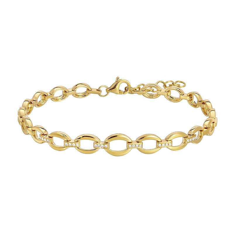 The Solene Diamond Link Bracelet