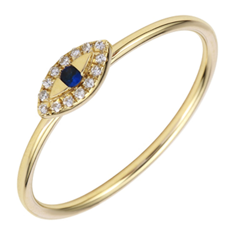 Dainty Evil Eye Ring